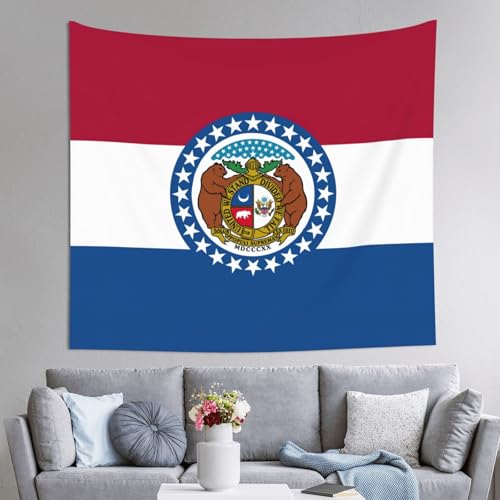 Tapisserie murale suspendre couverture canapé motif Missouri 152cm