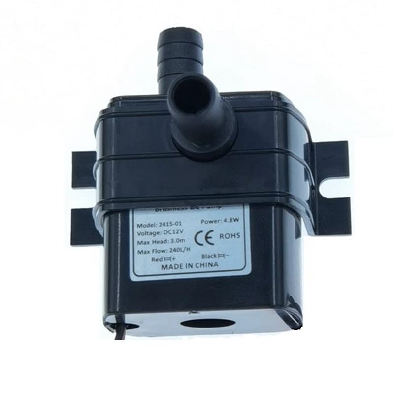 Image of 4.8W 240L /H DC12V Micro Wiring Water Pump Brushless Motor DC 12V Diving Pump 2415-1 Submersible Pool