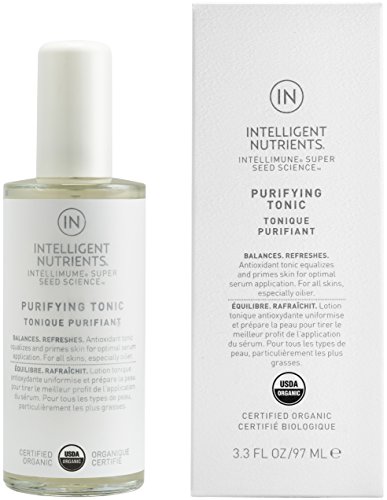 Intelligent Nutrients Purifying Tonic - Hydrating Face Tonic Spray for All Skin Types, Makeup Setting Spray (3.3 oz)