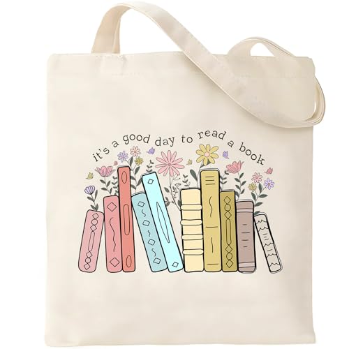 Haukea Book Canvas Tote with Zipper