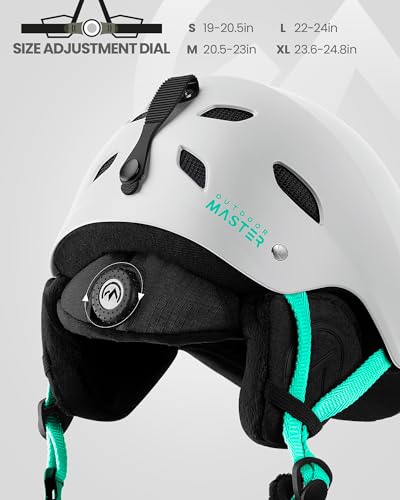 OutdoorMaster Kelvin Unisex Skihelm - Schneesporthelm für Skifahren/Snowboard mit...