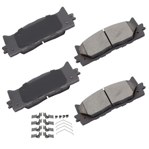 Image of SCITOO D1222 Front Ceramic Brake Pads Sets & Brake Hardware Fit For Lexus ES350 2007-2018,For Toyota Avalon 2008-2018,For Toyota Camry 2007-2017