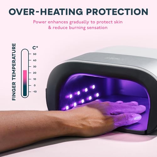 Miniatura 7 de Lámpara Led Uv Uñas Profesional, Sunuv Secador Led Uv Gel Esmalte De Uñas Curado Luz Máquina, Con Sensor Automático Y Pantalla Lcd En El Hogar Y El Salón