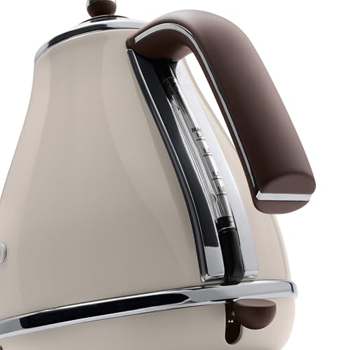 De'Longhi KBOV 2001 Bouilloire (1,7 l, style rétro) taille unique beige