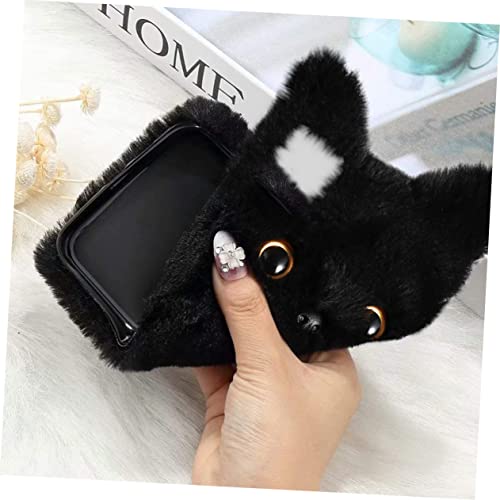 Coque chat douce anti-rayures OSALADI étui peluche chic pour Pro