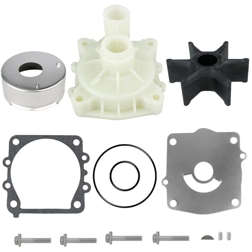 Image of Water Pump Impeller Kit 61AW0078 Compatible with Yamaha Outboard Marine 150 175 200 225 250 300 HP Motorsm, 2 /4 Stroke, Replaces 61A-W0078-A2 /A3 /A4-00 Sierra 18-3396-1
