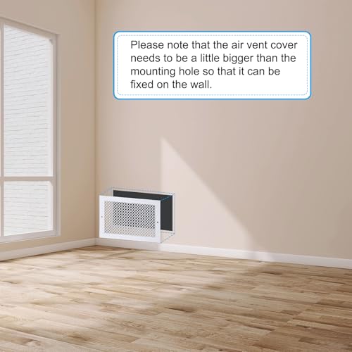 Grille de ventilation 29,2 x 19,1 cm pour remplacer un cache conduit abîmé - 6