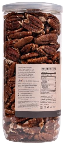 Image of Lagom Pecan Nuts 1 kg | Unsalted, Small Batch Roasted | Buttery, Crunchy Texture | No Preservatives | Vegan, Gluten Free, Non-GMO