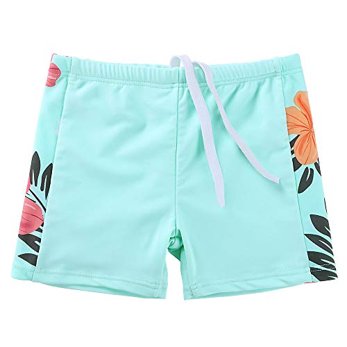 Girls Two Piece Swimsuit Floral UPF 50+ Rash Guard Set Kids Beach Swimwear4
