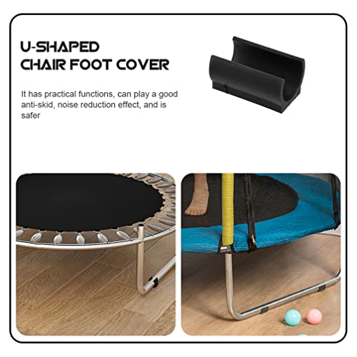 Yardwe Acessórios Para Café Pés de Mobília Em Forma de Plástico: 25 Pcs Cadeira Antiderrapante Perna