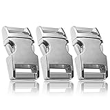 clip verschluss einfädeln ✅ EIN MUSS FÜR JEDEN DIY-FAN: Doppelseitige leicht gebogene Metall Steckverschlüsse von Ganzoo: äußerst stabile und bruchfeste Steckschnallen im praktischen Set für Taschen, Gurte, Kordeln oder Fahrradhelm-Verschluss. Mit diesem Set sind Sie ausreichend versorgt und Ihrem Bastelvorhaben steht nichts mehr im Weg, Lassen Sie sich von der Qualität und leichten Bedienbarkeit überzeugen.