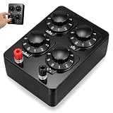 Veemoon Verstellbare Widerstandsbox 0-9999 Ohm für Schulversuche und