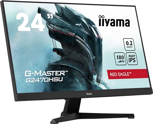 Iiyama G2470hsu-B6-60.5 Cm, Ips, 1920x1080, 180hz, 1h1dp Iiyama G2470hsu-B6-60.5 Cm, Ips, 1920x1080, 180hz, 1h1dp