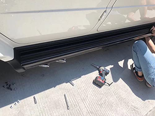 King Of Car Tuning All Black Stainless Steel Running Boards Side Steps Nerf Bars Fits For Mercedes Benz G Series W464 G550 G560 Amg 2019 2020 2021+ 2Pcs Set #TOP3