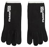 KARL LAGERFELD JEANS Herren Essential Strickhandschuhe Schwarz, L