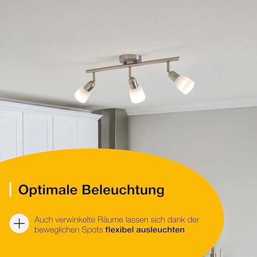 Brilliant Faretto Da Soffitto Sofia, Ferro/Cromo/Bianco, Lunghezza 57 Cm, A 3 Luci. - 6