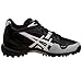 ASICS Women's GEL-V Cut MT Turf Field Shoe,Black/White/Silver,7.5 B US