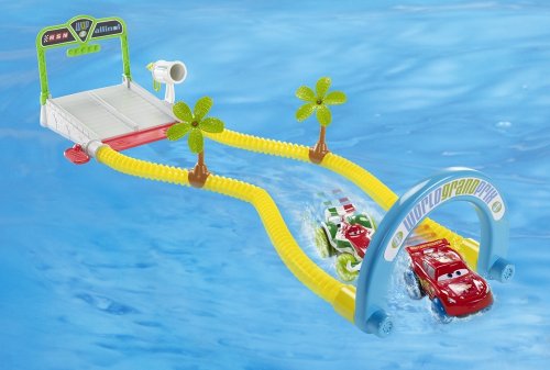 Mattel Cars World Grand Prix Splash Speedway Track Set #TOP2