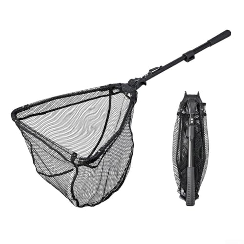 Fishing Landing Net with Telescopic Pole and Ruler - Image 2