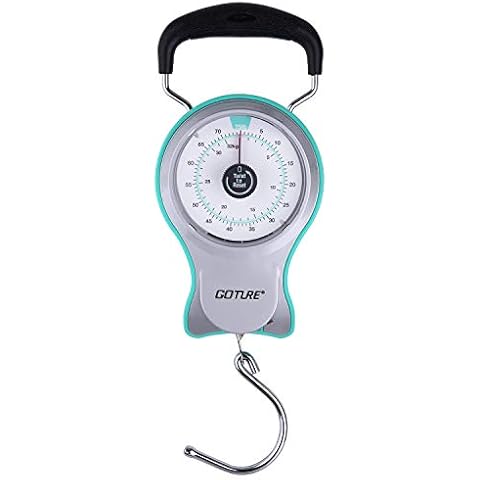 Goture Dial Fishing Weighing Scale Digital Hanging Scales with Tape Measure (32kg / 22kg) Cover