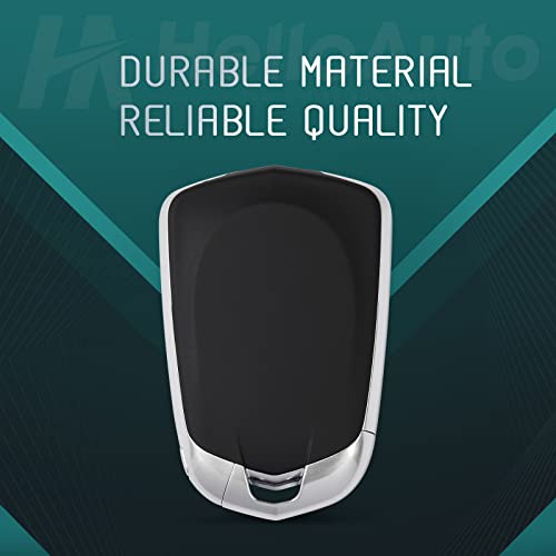 Helloauto Fit For Cadillac Replacement Key Fob Cover, Key Fob For Cadillac Xt5 Ats Cts Remote Key Srx Xts Escalade Key Fob, Keyless Entry Remote 5-Buttons Key Case(Hyq2Ab, Hyq2Eb) #TOP1