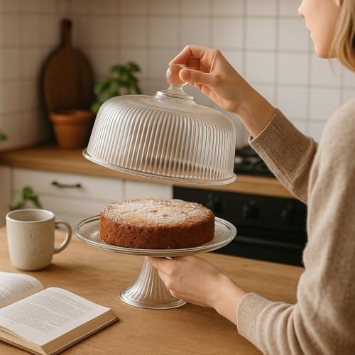 Anchor Hocking Monaco Cake Set, STD, Crystal - Image 8