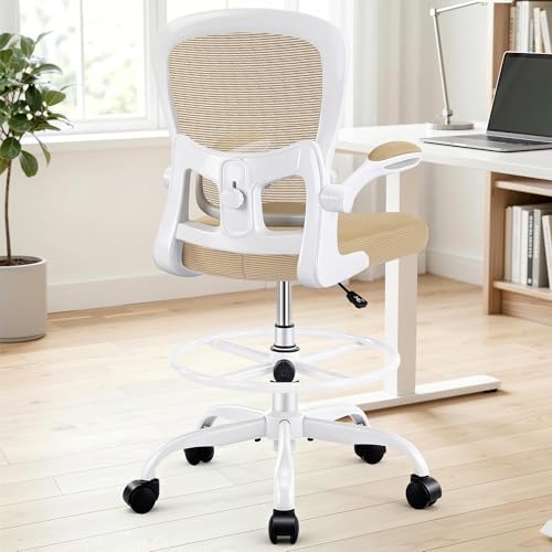 AreShark Drafting Office Chair - Ergonomic Tall Office Chair with