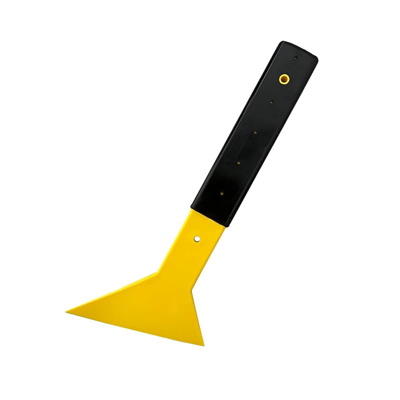 Rodo Triangular para Aplicação de Insulfilm e Limpeza de Para-brisa Dickno com Cabo Longo, 32,5 x 15 cm