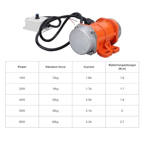 Moteur de vibration sans balais réglable pour table vibrante - 5