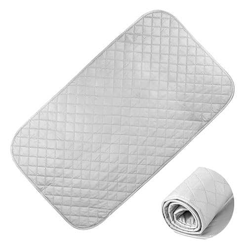 Alfombrilla de Hierro de Viaje, Manta de Planchado, Portátil Manta de Planchar, Tapete para Planchar, Planchar Alfombrilla Planchado Aislamiento, para el Hogar, Escritorio, Cama
