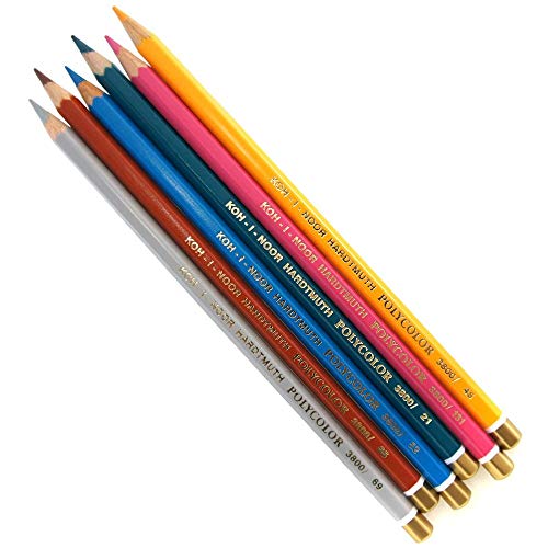 Koh-I-Noor Water Almost Crayons color cerúleo miniatura 3