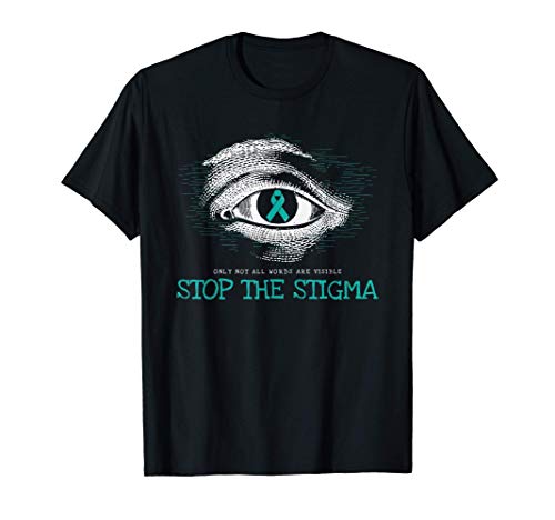 Stop End The Stigma Ovarian Cancer Ribbon Awareness Gift Camiseta