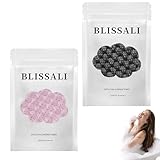 Blissal Exfoliating Shower Towel, 2-in-1 Exfoliating Towel, Premium Scrub Wash Cloth for Body Face, Blissal exfoliating Towels-Body Scrubber with 2 Sides for All Skin Types (Black+Pink)