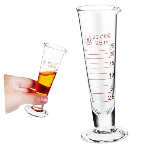 FUNOMOCYA Measuring Cup Conical Cylinder Measuring Cup for Measuring Jug Measuring Cylinder Beaker Measuring Cups Measure Lab Measuring Cup Graduated Liquid Dispenser Liquids Glass