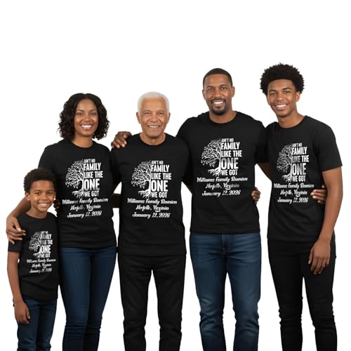 Personalized Family Reunion Shirt - Matching Vacation Tees - Custom Group Shirts - Ain't no Family Like the one we got Multi Color