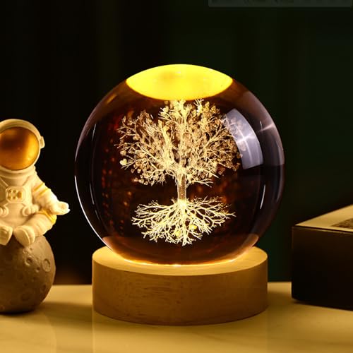 Eyezeeption Silvester Led Schneekugel Weihnachten Weihnachtsdeko, 3D...