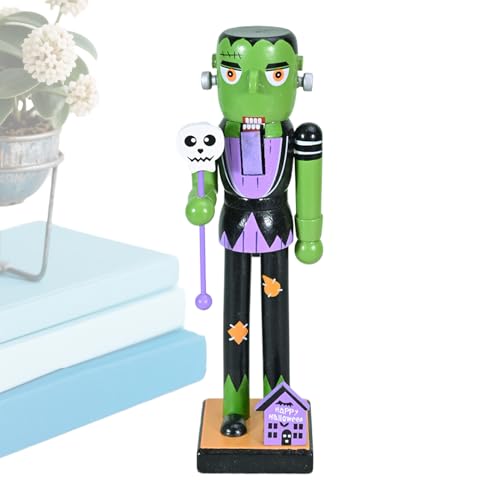 Schiaccianoci di Halloween, statua di strega in legno schiaccianoci | statuetta di Halloween per riempire sacchetti per la casa, mensola per caminetto, mensola per feste