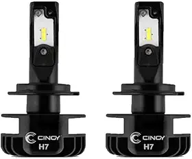Kit Lampada Super Led Plus Cinoy H7 6000 Lumens 6500K