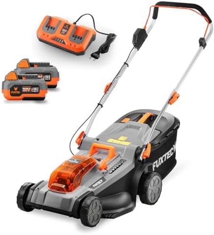 FUXTEC Cordless Lawn Mower 40V (2x20V) E2RM37 - Battery and Charg...