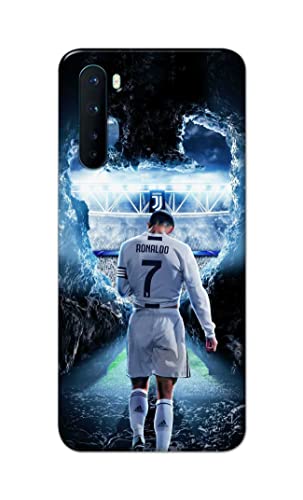 Image of Printed Hard Back Cover Case for OnePlus Nord 5G - 2020 Model | OnePlus Nord 1 Back Cover (Footbal Legend) -702