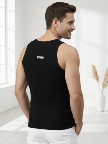 Image of Lux Cozi Men's Cotton Solid Regular Fit Vest