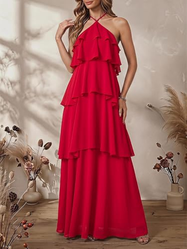 Image of SOLY HUX Women's Wedding Guest Maxi Dress