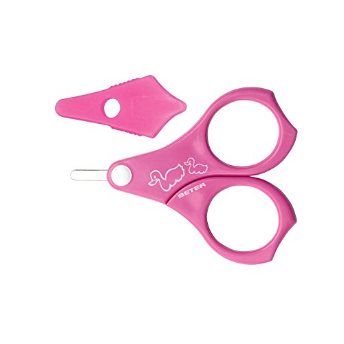 BeterPHARMACY Lot de 10 Ciseaux à ongles pour bébés - Bouts ronds en acier inoxydable