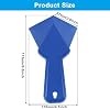 Drywall Trowel Plastic Inside Corner Trowel Tool for Drywall Tools Corner Trowel Building scraping(Blue, 2 Pcs)