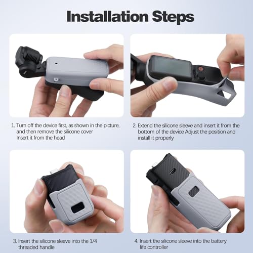Silicone Protective case for DJI Osmo Pocket 4, Soft Protective, Silicone Case All Round Protection Handheld Camera Compatible with DJI Osmo Pocket4. (Pink)