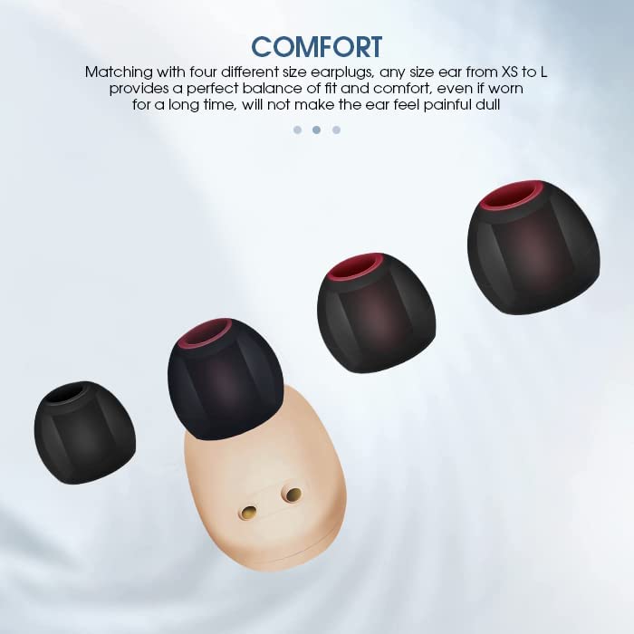 Image of Fastwell F13 Rechargeable Hearing aid With Magnetic charging, Invisible The Smallest Mini hearing In the Canal Hearing Aid (BEIGE)
