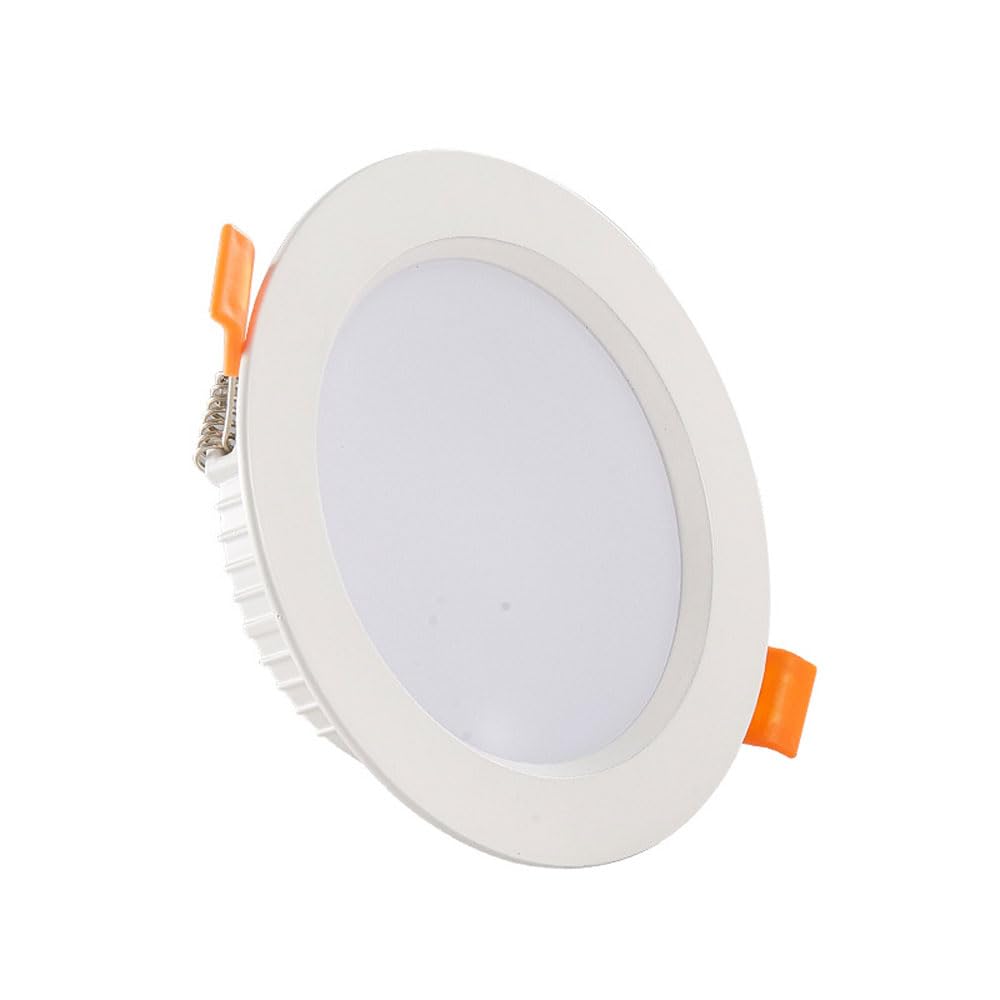 Illuminazione da Incasso a LED, Profilo deflettore, Cri80, 7W, 9W, 12W, 15W, faretto da Incasso a LED Selezionabile 3000K/4000K/6000K, ultrasottile/12W/3000K