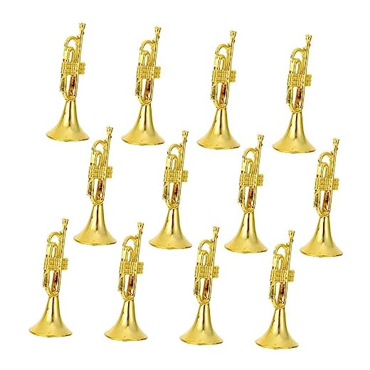 SUPVOX 12 Pièces Guirlande Musicale Miniature Accessoires DIY pour Décoration de Sapin de Noël Décorations de Noël Élégantes et Réalistes