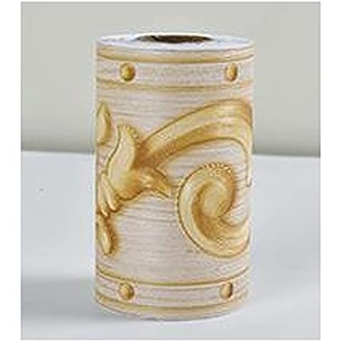 Silver/Yellow Self-Adhesive Wallpaper Border Cover