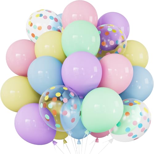 Adeyoo Pastel Balloons, Pastel Rainbow Balloons, Polka Dot Balloons by Adeyoo - Used condition - US$5.88